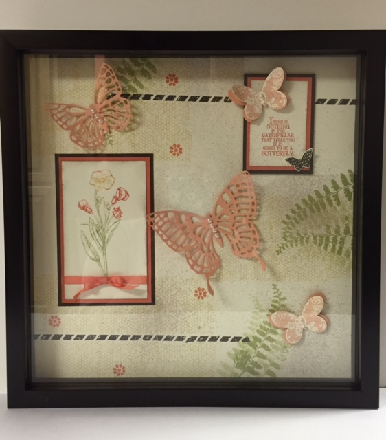 Framed Butterflies • Stamp With Peggy