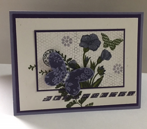 Wisteria Butterfly • Stamp With Peggy