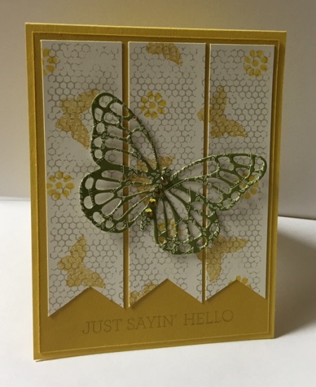 Butterfly Hello • Stamp With Peggy
