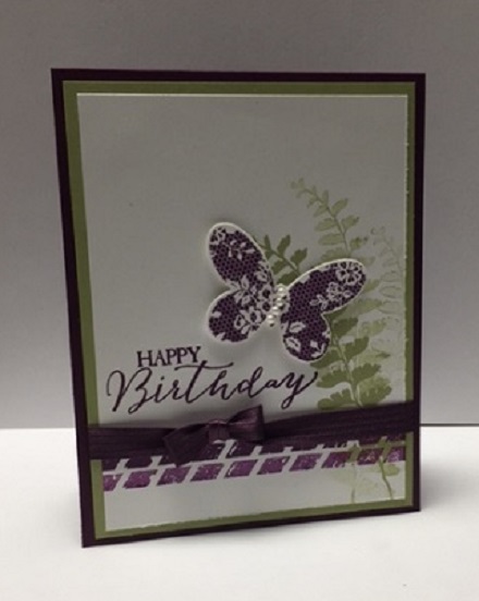 Elegant Birthday Butterfly • Stamp With Peggy