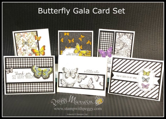Stampin' Sisters Retreat - Butterfly Gala Card Set • Stamp With Peggy