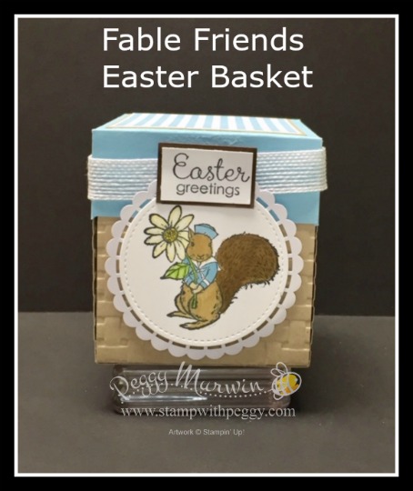 Fable Friends Easter Basket • Stamp With Peggy