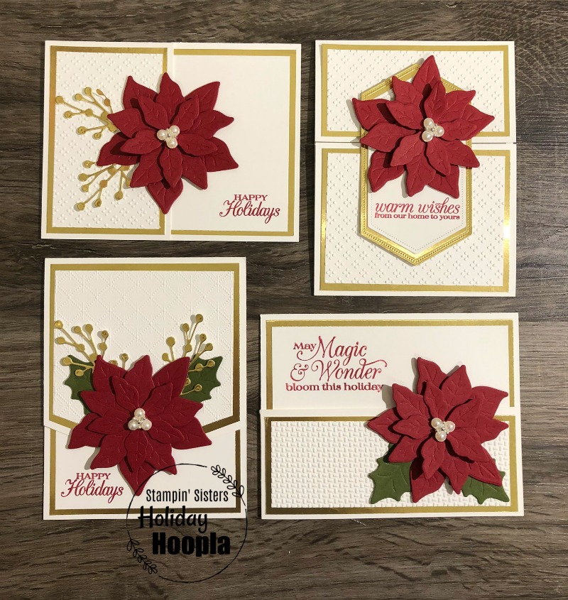 Poinsettia Petals Card Set • Stamp With Peggy
