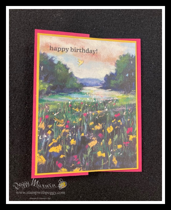 Meandering Meadows Happy Birthday • Stamp With Peggy